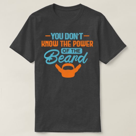 お前は髭のTシャツの力クラシックが無い Tシャツ (デザイン正面)