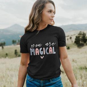 お前は魔法だ 女性確認おもしろいTシャツ Tシャツ