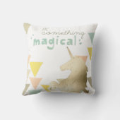 お前は魔法の金ゴールド一角獣 クッション (裏面)