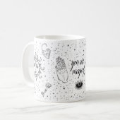 お前は魔法の陶製マグカップだ コーヒーマグカップ (正面左)