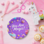 お前は魔法!」 お洒落パーティープレート ペーパープレート (パーティー)