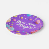 お前は魔法!」 お洒落パーティープレート ペーパープレート (アングル)