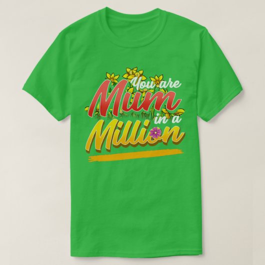 お前は100万の母親だ Tシャツ (デザイン正面)