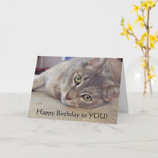 お前は…いつもお前の事だ! カード (黄色い花)