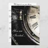 お前は。.招待され.時計の顔 招待状 (正面/裏面)