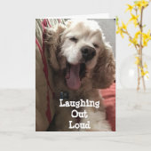 お前は***笑い***る カード (黄色い花)