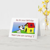 お前は***2***だハッピーバースデー カード (黄色い花)