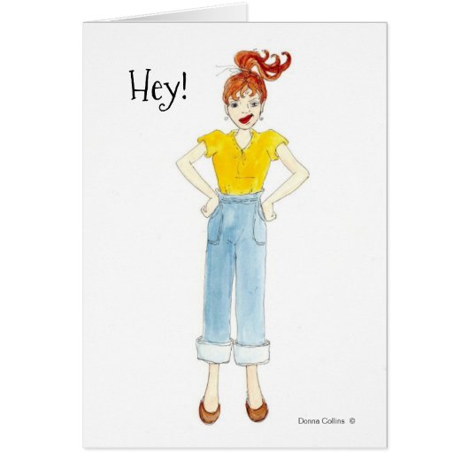 お前まだ不機嫌グリーティングカード (正面)