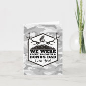 . .お前みたいなボーナスパパを受け取ってラッキー サンキューカード (正面)