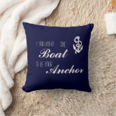 お前もしは俺がお前のいかりになる船だ クッション (ブランケット)