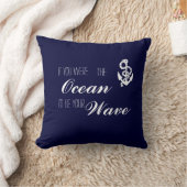 お前もしは俺がお前の波になる海だ クッション (ブランケット)