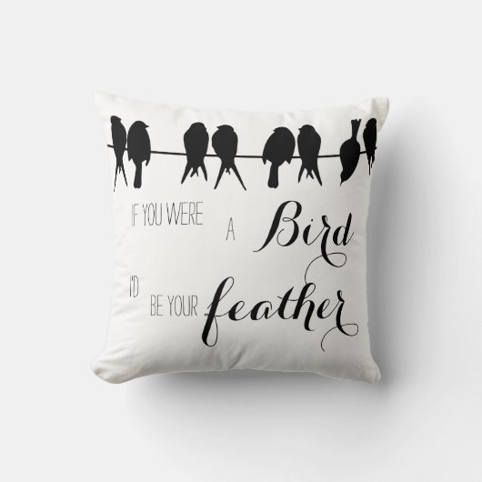 お前もしは俺がお前の羽になるお前だ クッション (正面)