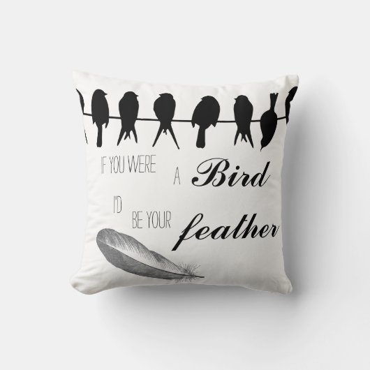 お前もしは俺がお前の羽になるお前だ クッション (正面)