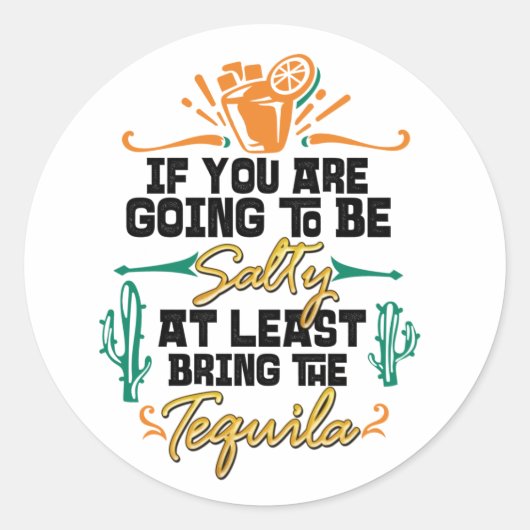 お前もしは少なくともテキユを持って来れば塩辛いぞ ラウンドシール (正面)