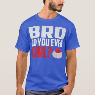 お前もカールするおもしろい男 Tシャツ