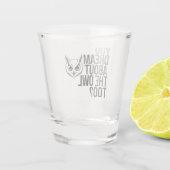 お前もフクロウの夢を？ ショットグラス (裏面)