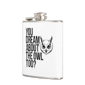 お前もフクロウの夢を？ フラスク (左)