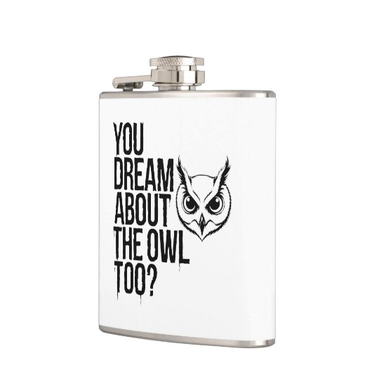 お前もフクロウの夢を？ フラスク (左)
