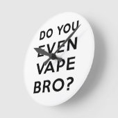 お前もヤツか？ ラウンド壁時計 (傾斜)