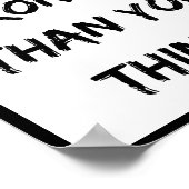 お前より強い考え引用文だ ポスター (角)