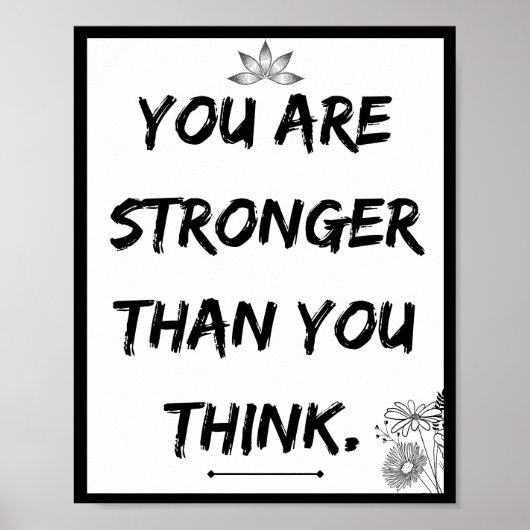 お前より強い考え引用文だ ポスター (正面)