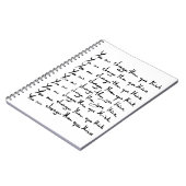 お前より強い考え!引用文 ノートブック (左側)