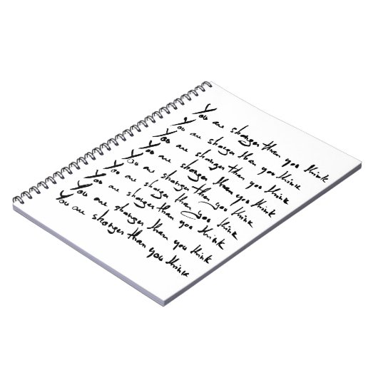 お前より強い考え!引用文 ノートブック (左側)