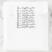 お前より強い!考え引用文 スクエアシール (バッグ)