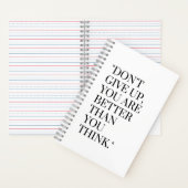 お前よ与えり上げてはいかん考えよ ノートブック (内側)