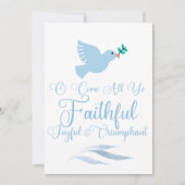 お前ら来は全て忠実なクリスマスは宗教的だ シーズンカード (正面)