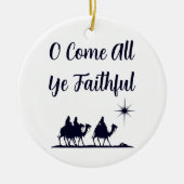 お前ら来は全て忠実なミニマル主義者 セラミックオーナメント (正面)