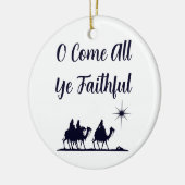 お前ら来は全て忠実なミニマル主義者 セラミックオーナメント (左)