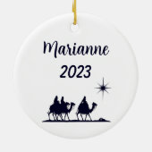 お前ら来は全て忠実なミニマル主義者 セラミックオーナメント (裏面)