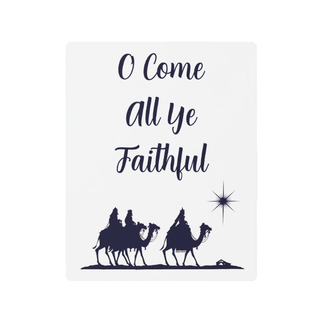 お前ら来は全て忠実なミニマル主義者 メタルプリント (正面)