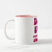 お前ら死ぬこ考えとがあるか?マグ ツートーンマグカップ (左)