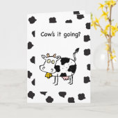 お前ら考えは行くおもしろい カード (黄色い花)