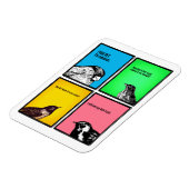 お前ら風変わり。変わらないでね。 マグネット (左側)