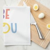 お前を幸せにする キッチンタオル (四つ折り)