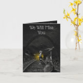 お前を恋しく思助けよう、ボンボヤジーグリーティングカード カード (黄色い花)