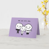 お前を恋しく思守る。さて、いくつかの私たちのカード カード (黄色い花)