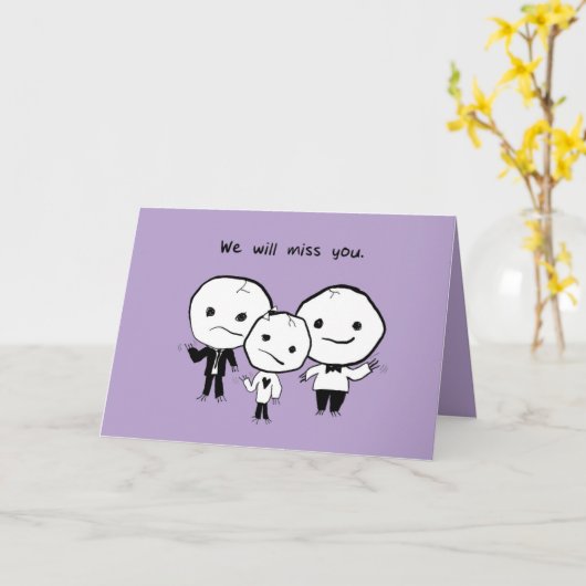 お前を恋しく思守る。さて、いくつかの私たちのカード カード (黄色い花)