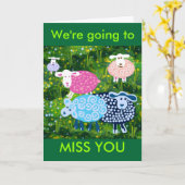 お前を恋しく思守る カード (黄色い花)