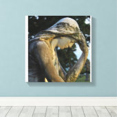 お前を恋しく思連れる キャンバスプリント (インサイチュ (ウッドフロア))