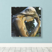 お前を恋しく思連れる キャンバスプリント (インサイチュ (ウッドフロア))