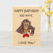 お前を愛せよ カード (黄色い花)