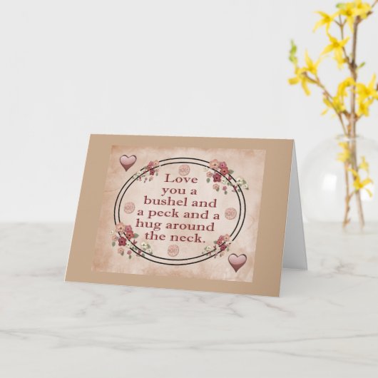 お前を愛せ カード (黄色い花)