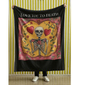 お前を死ぬほど愛せ フリースブランケット