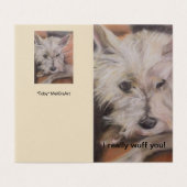 お前を殺せ！ウェスティー誕生日カード (外部フラット)