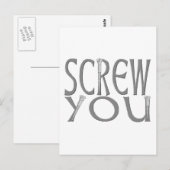 お前を裏切る ポストカード (正面/裏面)