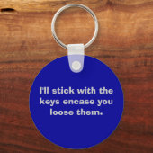 お前を解放する鍵は俺が守る。 キーホルダー (正面)